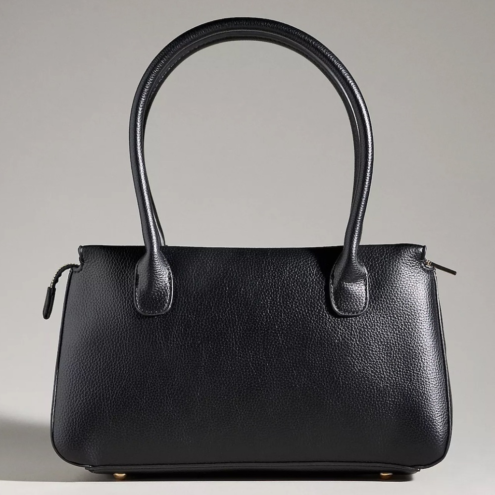 ANTHROPOLOGIE AOTA Marilyn Satchel in Black - NWT ($130 Retail)